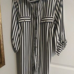 Mlle Gabriel black and white dress